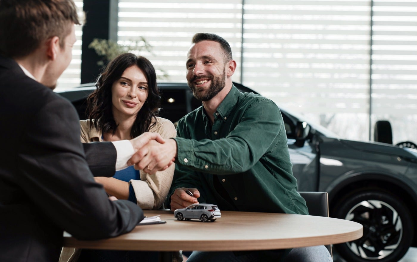 Customers at Finance Desk