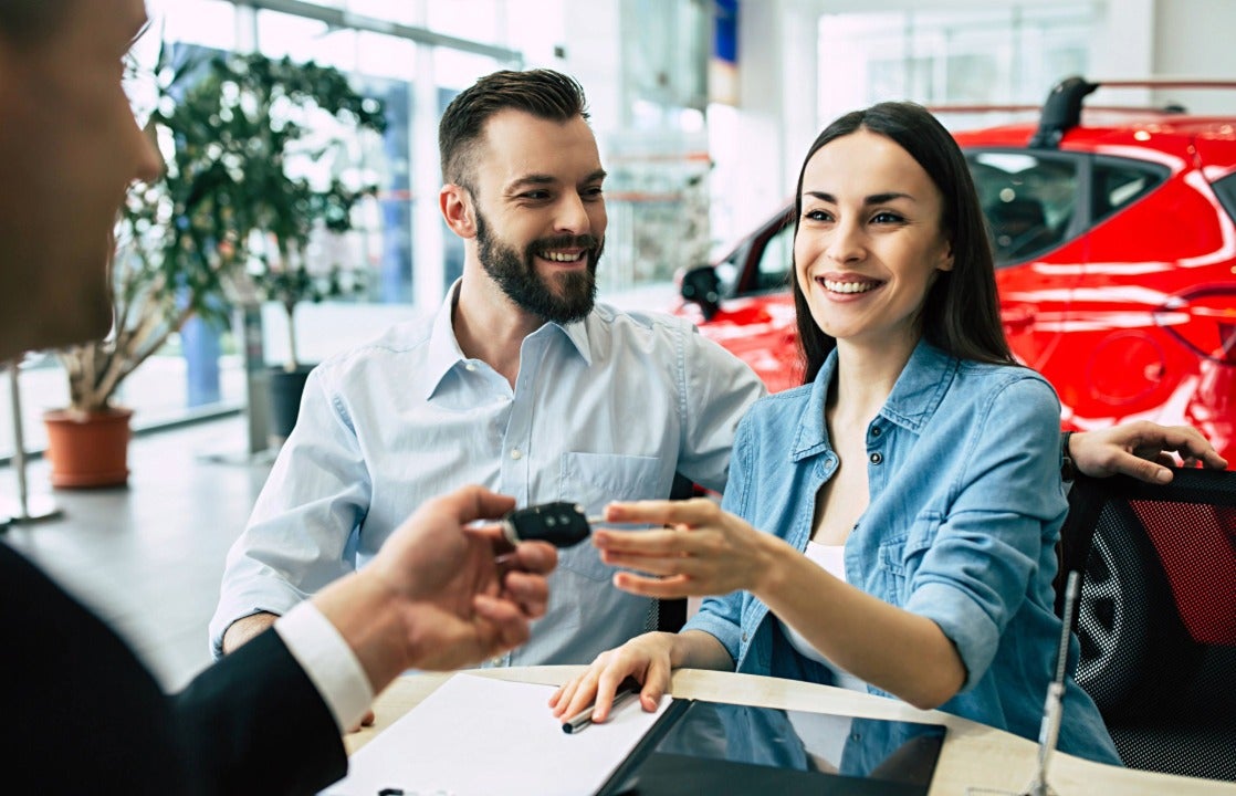 Customers at Desk